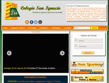 Tablet Screenshot of colsanignacio.org